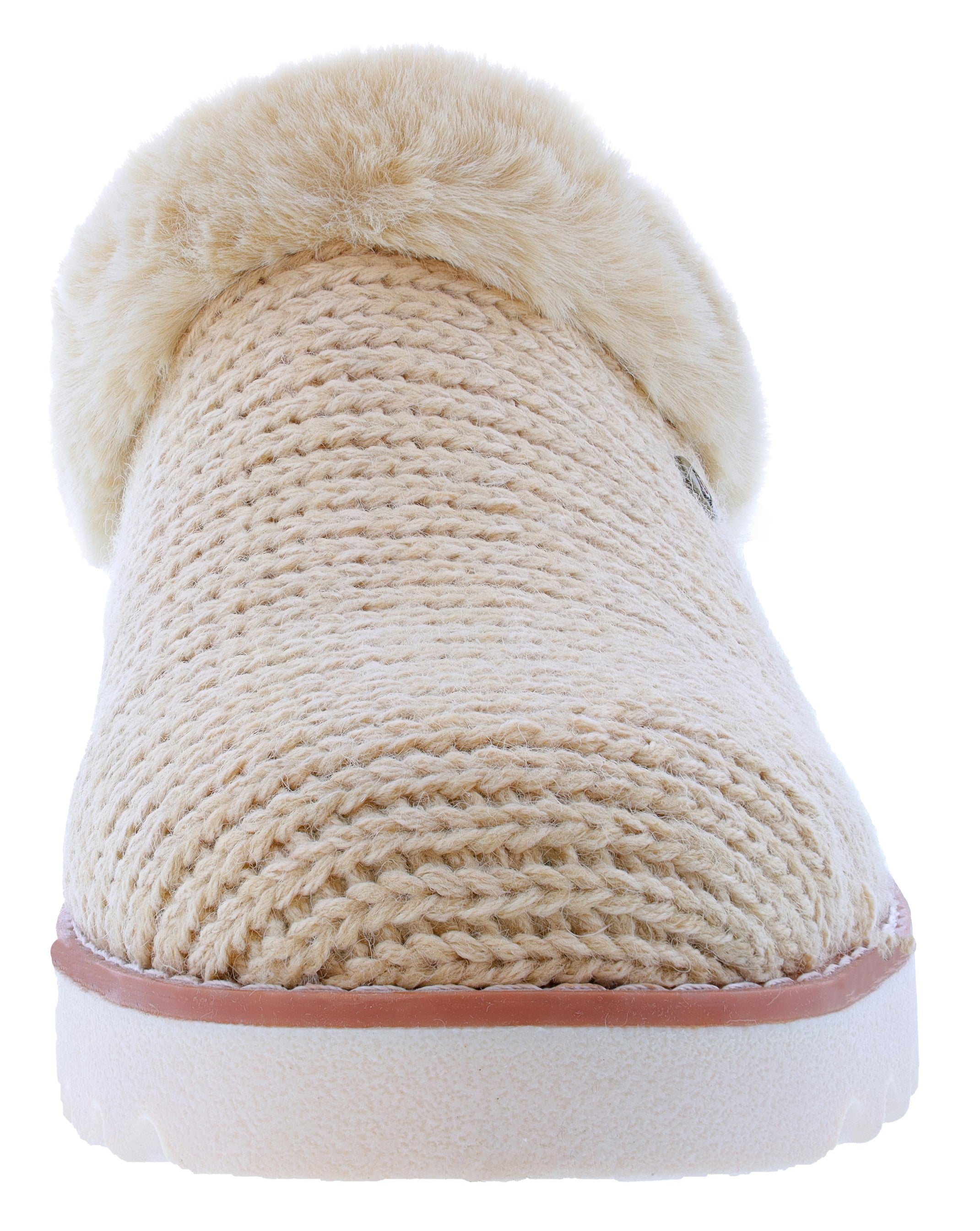 Skechers Bobs Women's Mountain Kiss Sweet Summit Memory Foam Slippers、mySite、dreamappss