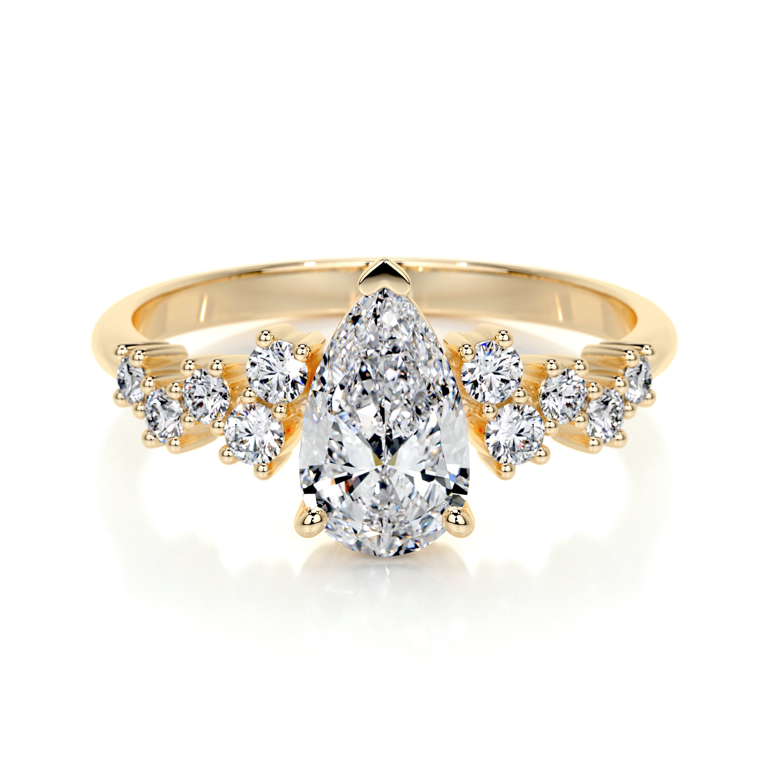 Mabel Lab Grown Diamond Ring -18K Yellow Gold、mySite、hinf8tx79