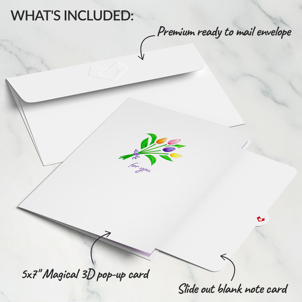 Tulips Pop-Up Card、mySite、solidvoid