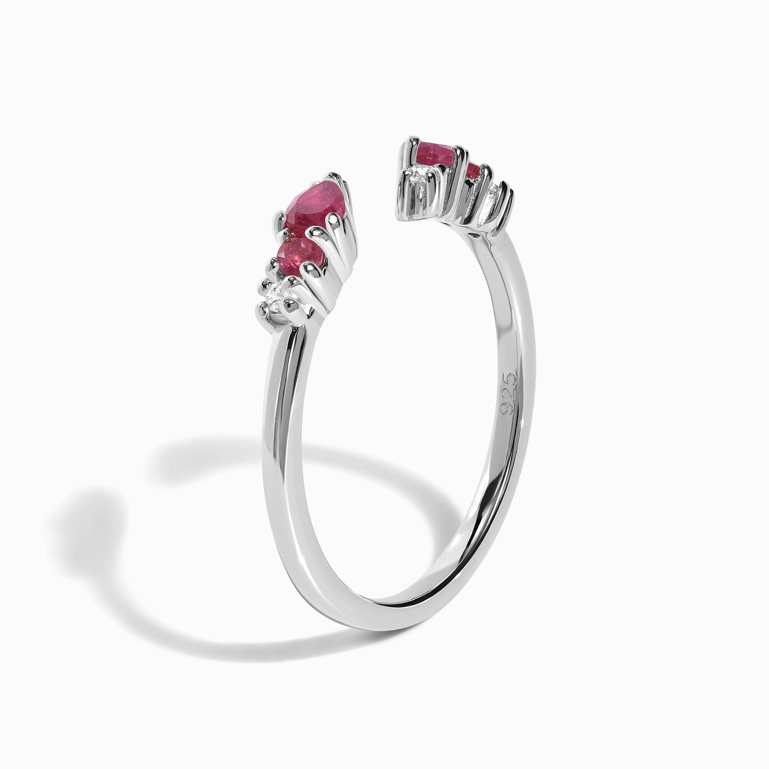 Adjustable Ruby Ring Flourish - July Birthstone、mySite、hinf8tx79