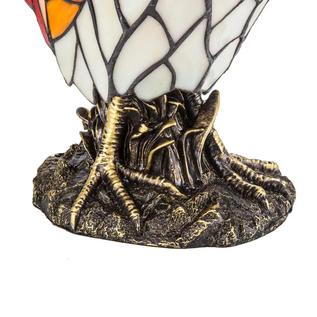 Rooster Tiffany Style Colorful Chicken Stained Glass Lamp or Hanging Panel、mySite、g9winljtr