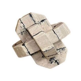  Gorda Small Crackle Travertine Knot、mySite、elrpsem3k
