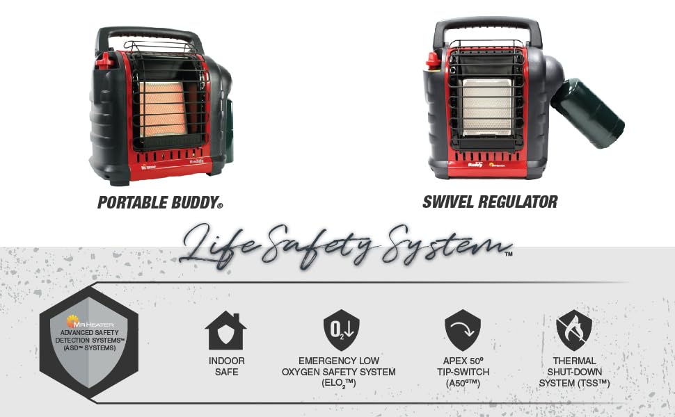 Portable Buddy;mr heater;indoor safe heater;portable heater;low oxygen safety system heater