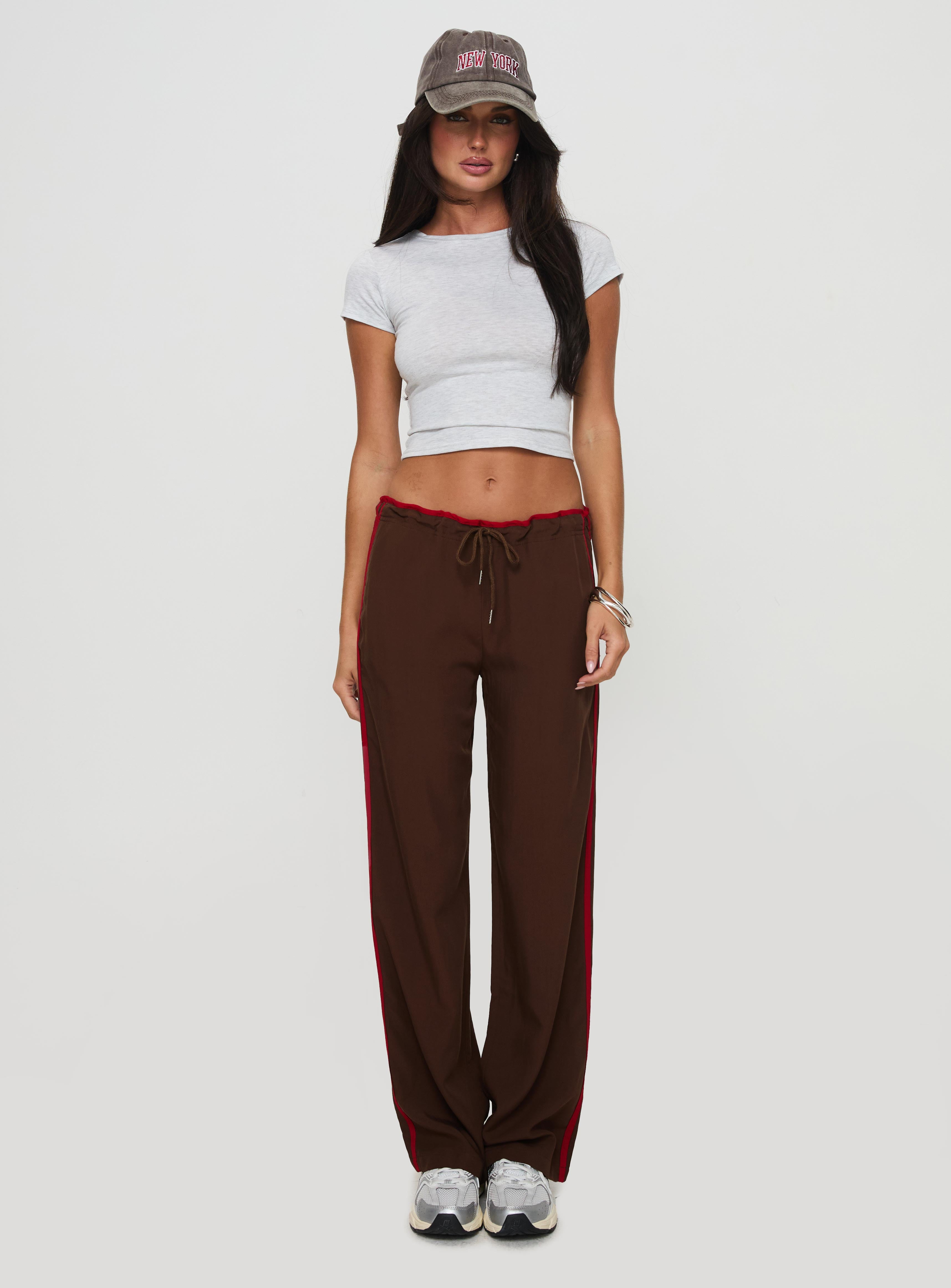 Maranie Pants Brown / Red、mySite、solidvoid