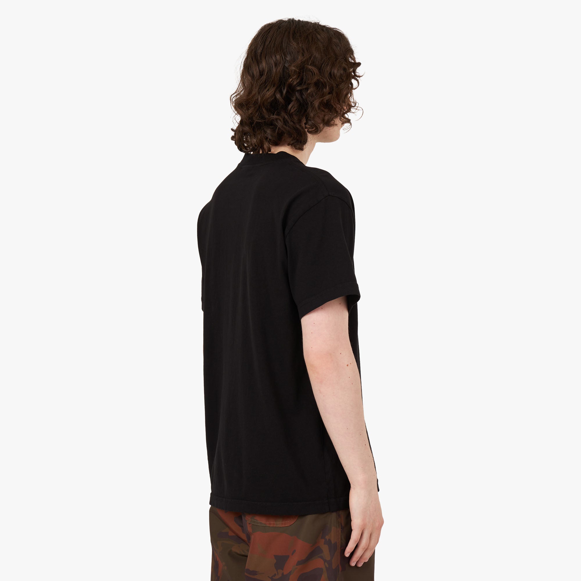  Metalwood Fringe T-shirt / Black、mySite、merchandisen