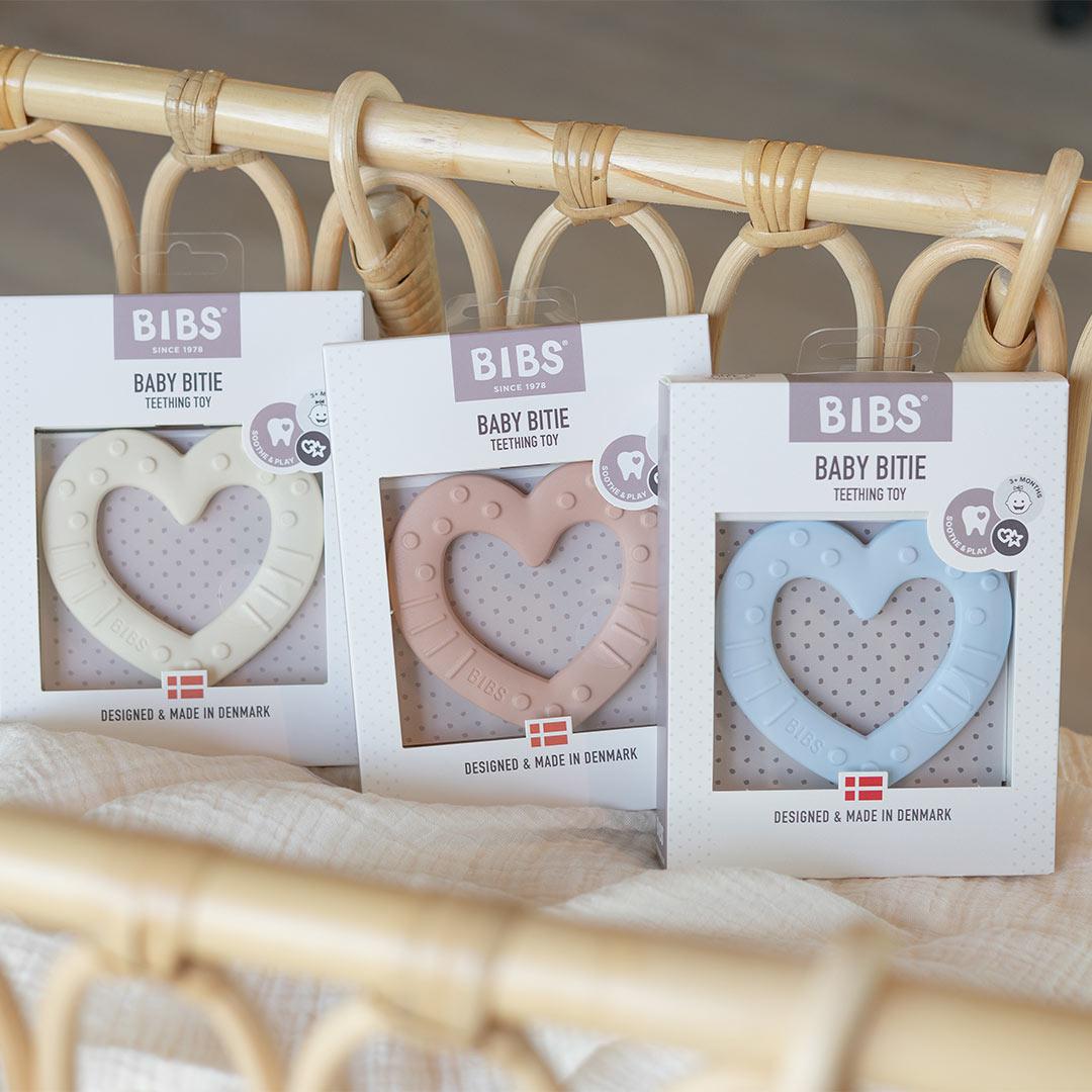  BIBS Baby Bitie - Heart - Ivory、mySite、merchandisen