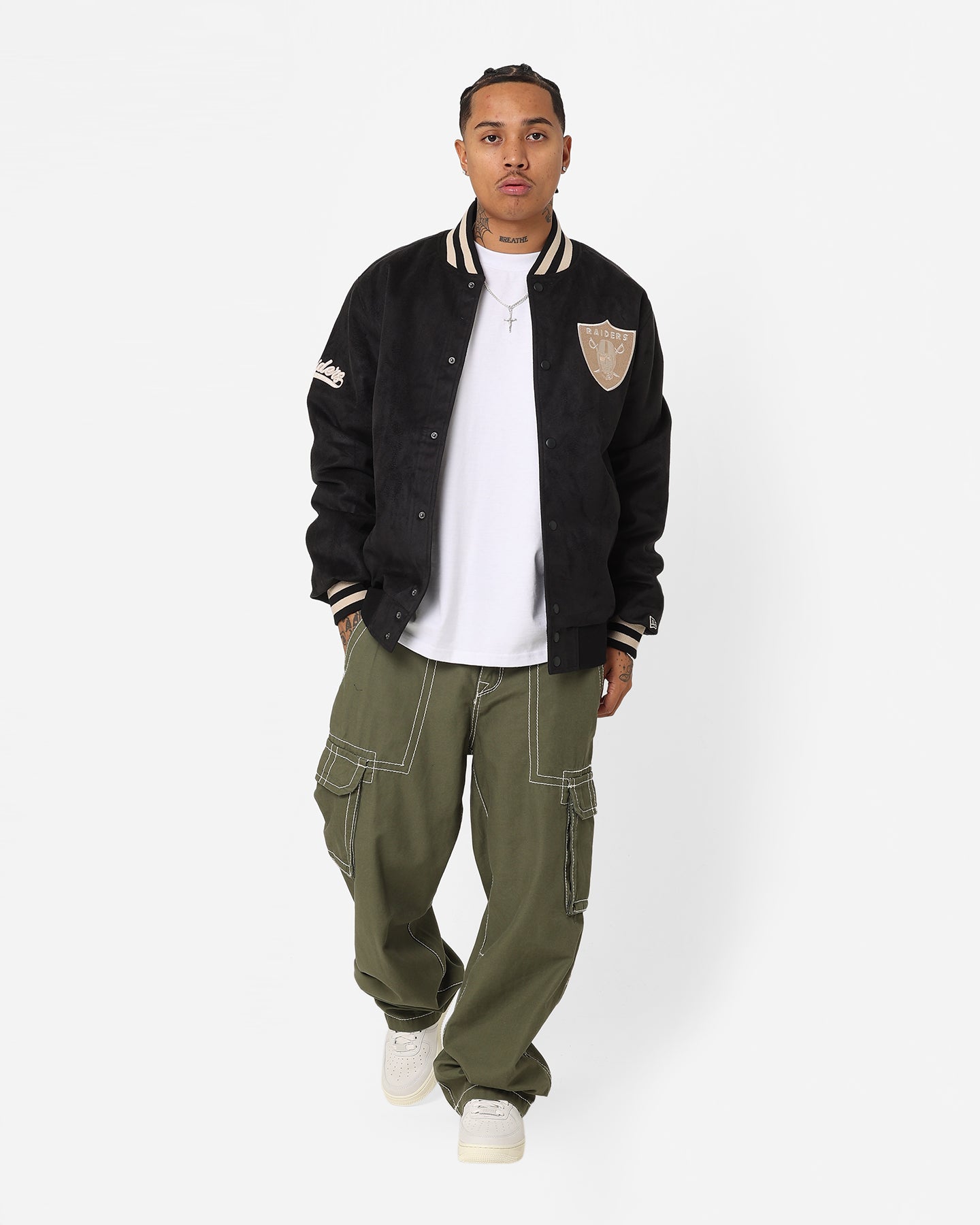 New Era Las Vegas Raiders Suede Jacket Black、mySite、zt4zffjzw