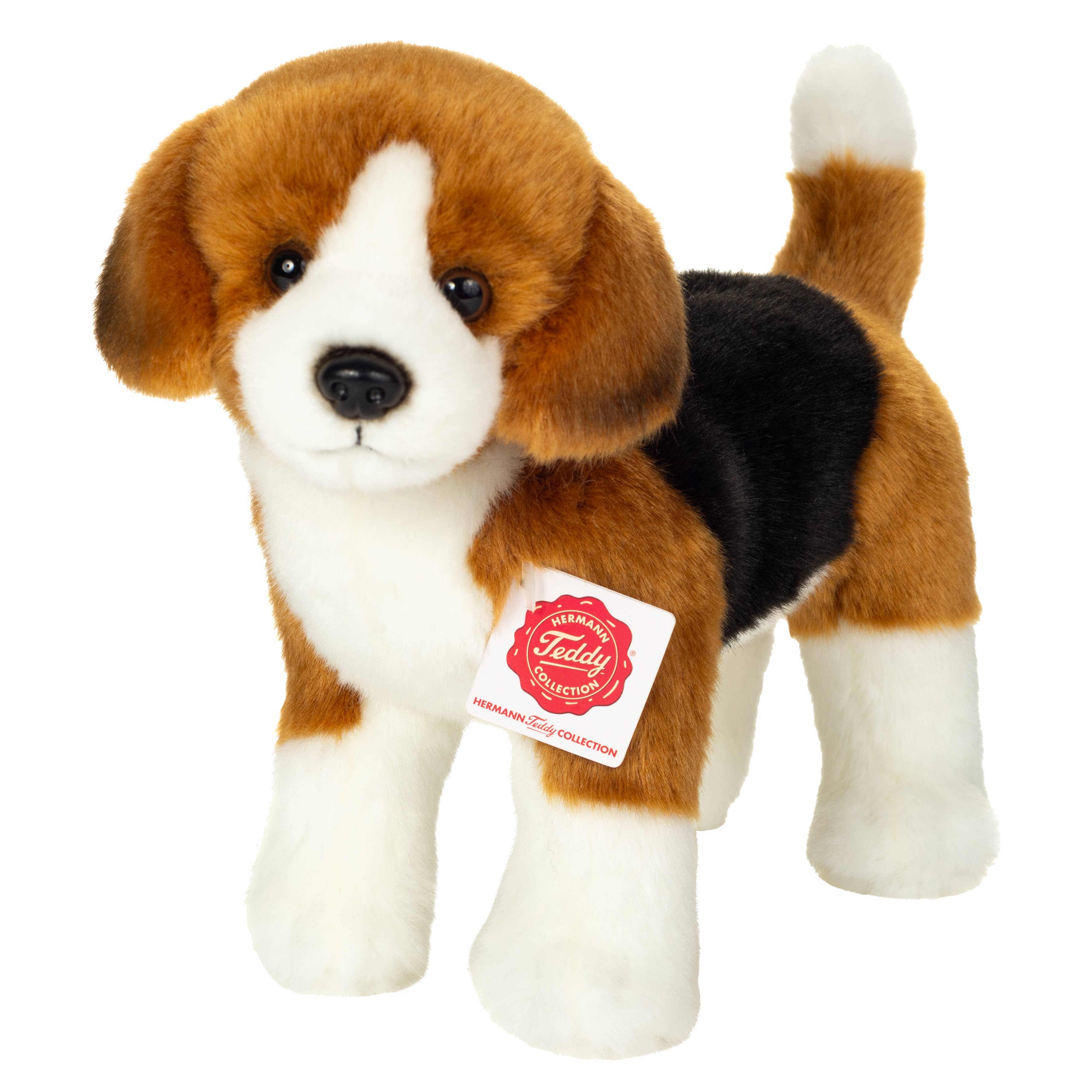 Realistic Plush Beagle standing 23 cm by Teddy Hermann Small、mySite、g9winljtr