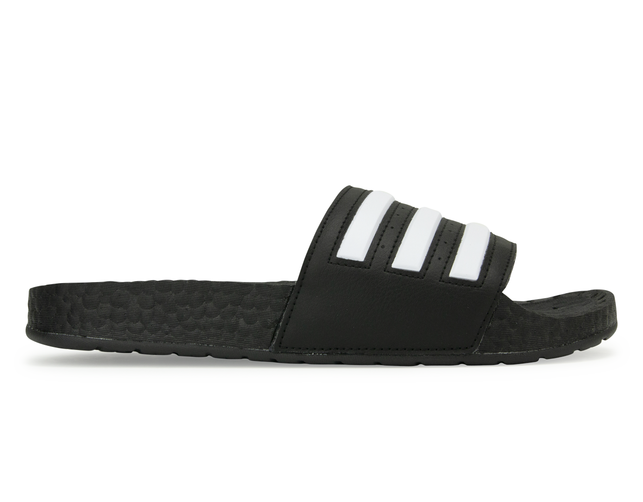 adidas Men's Adilette Boost Sandals Black/White、mySite、noshort