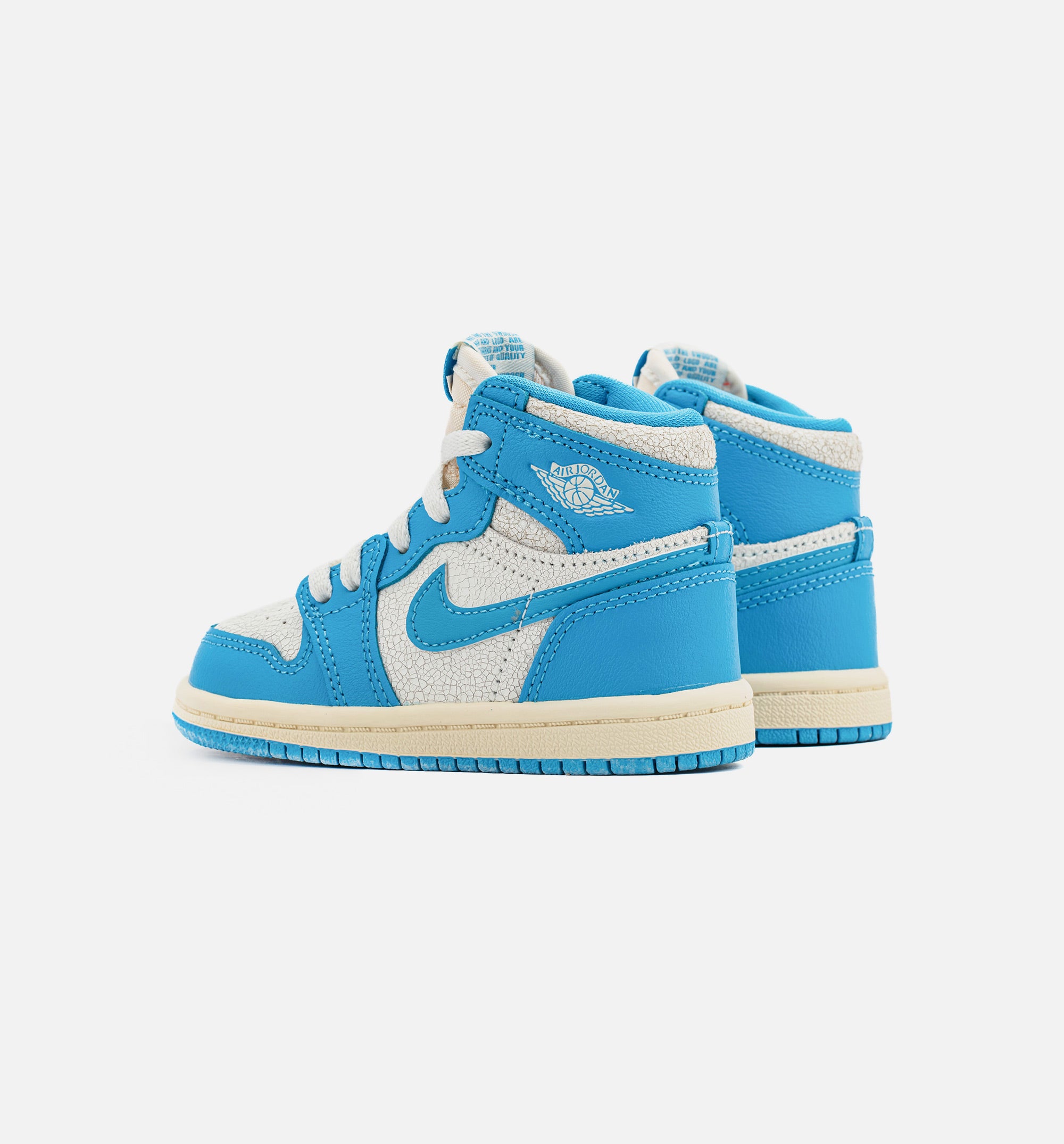 Air Jordan 1 Retro High OG UNC Reimagined Infant/Toddler Shoe - Dark Powder Blue/Sail Free Shipping、mySite、dreamappss