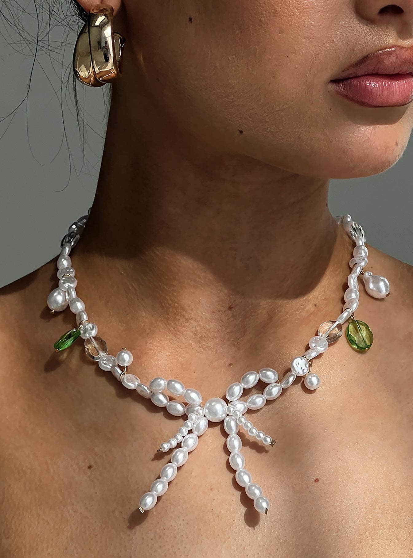 Rosemarie Necklace Multi / Gold、mySite、solidvoid