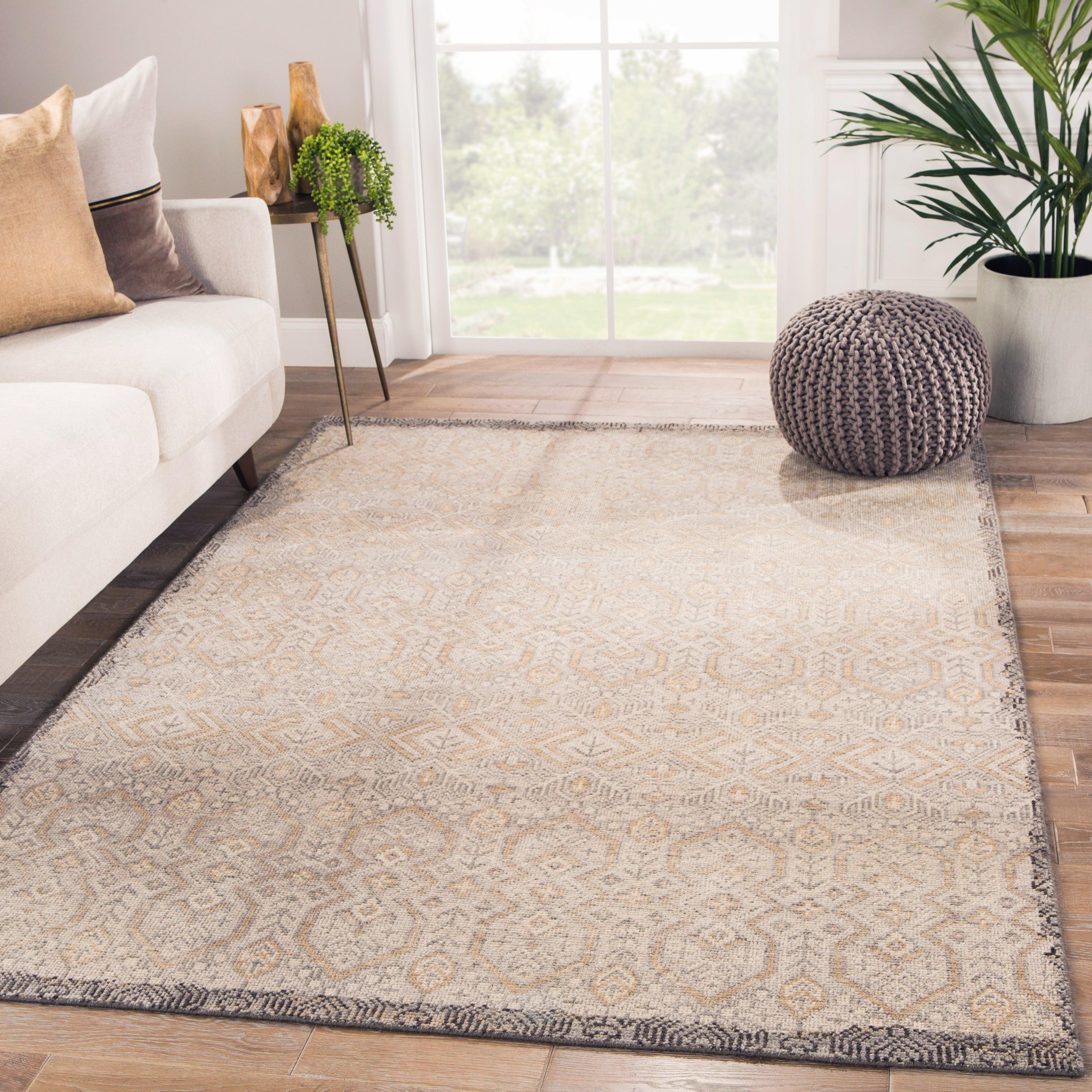 Prospect Hand-Knotted Tribal Gray Gold Area Rug、mySite、gigharbornorthrealestate