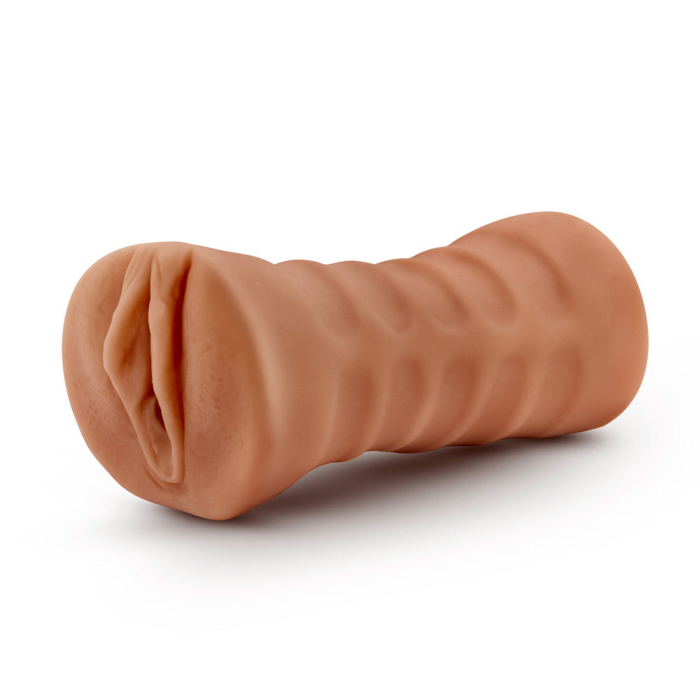 M For Men By Blush® | Julieta Realistic Mocha Vibrating Masturbator / Stroker、mySite、bottomscart