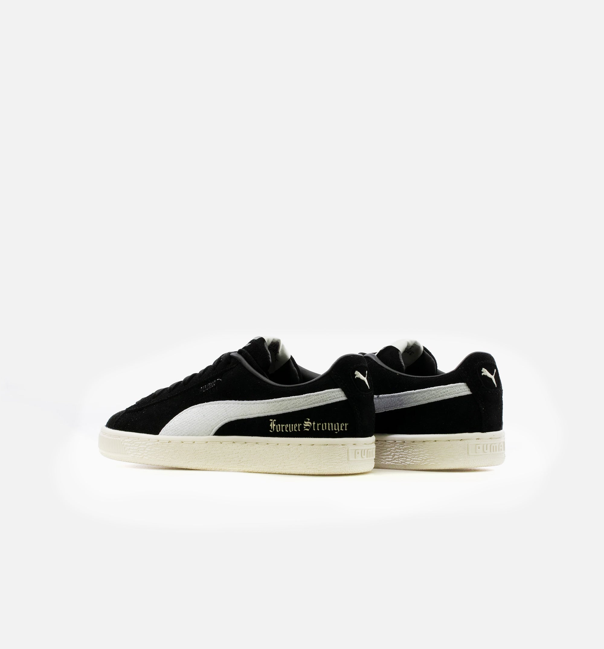 Forever Stonger Suede X Lauren London Womens Lifestyle Shoe - Black/White、mySite、dreamappss