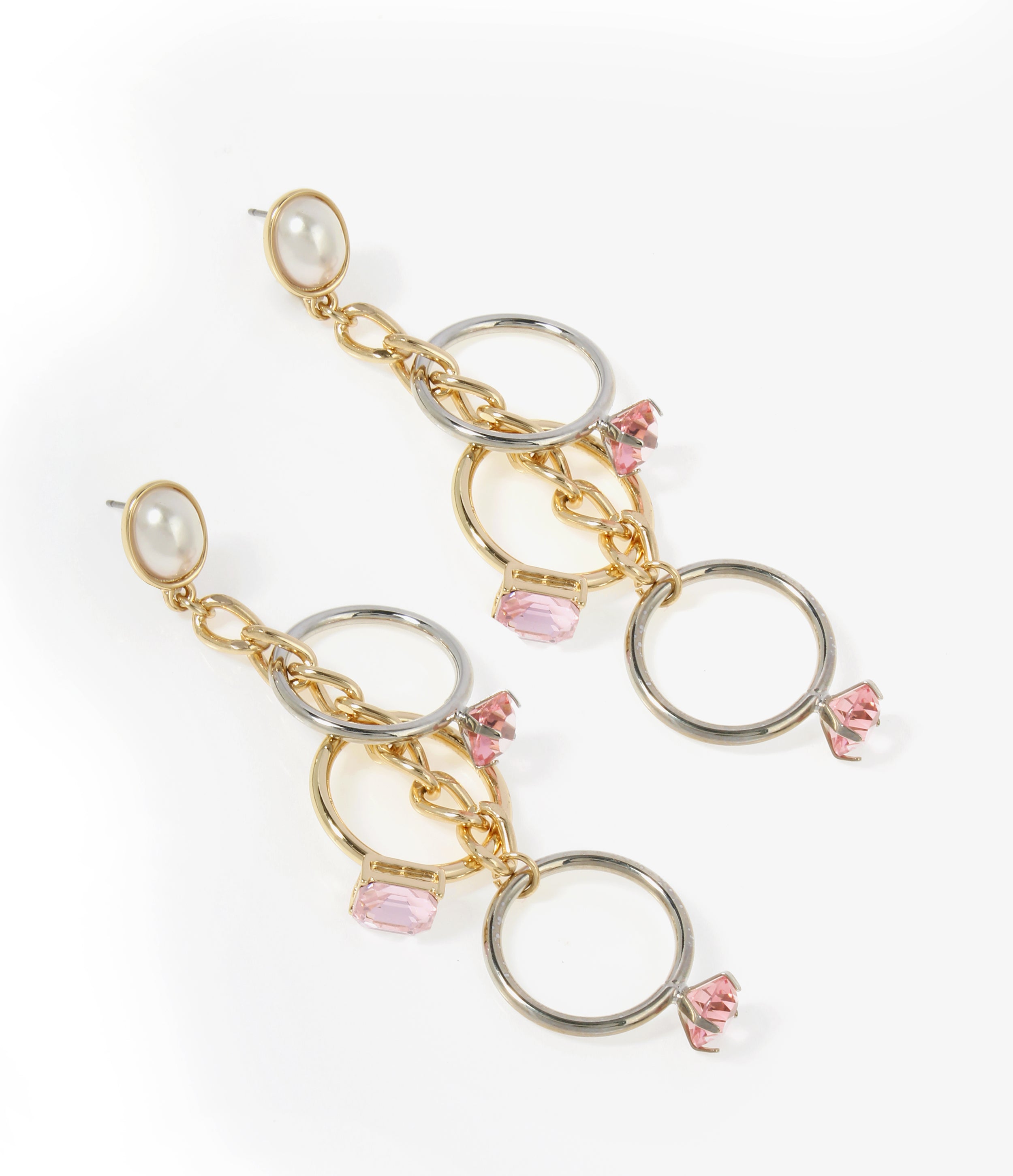 PEARL RING EARRINGS IVORY、mySite、dreamappss