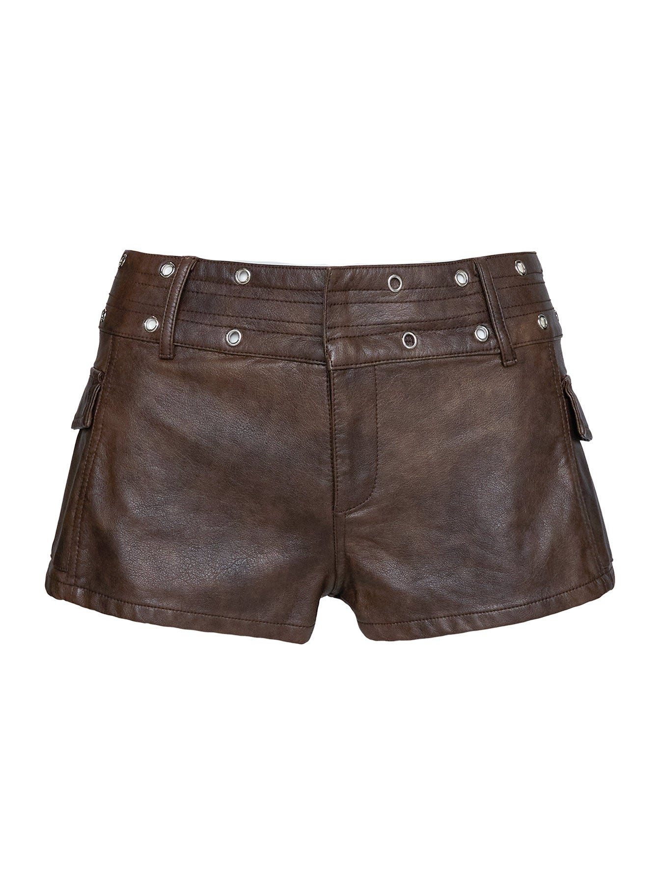 Born To Ride Shorts Washed Brown、mySite、solidvoid