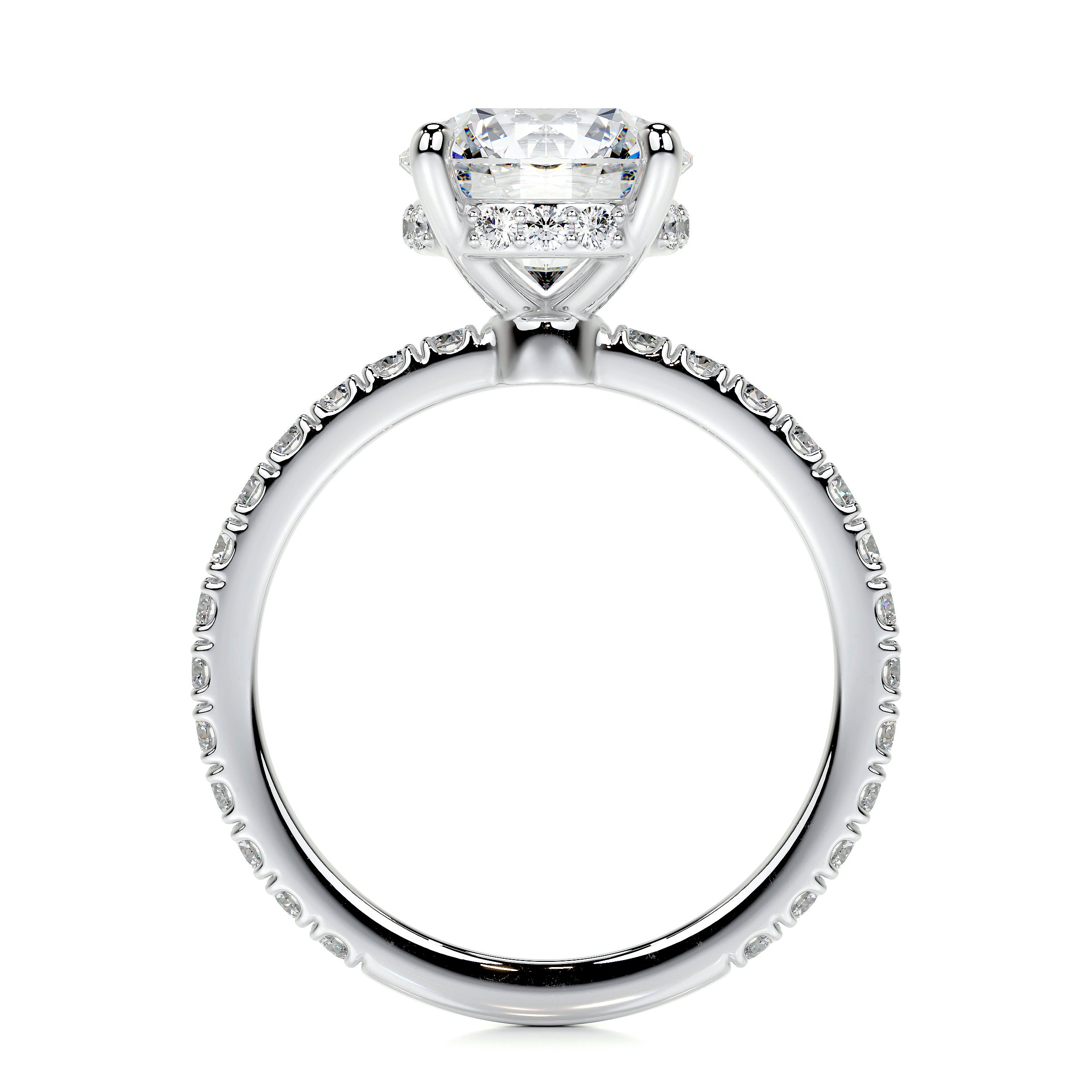 Nellie Lab Grown Diamond Ring -14K White Gold、mySite、hinf8tx79