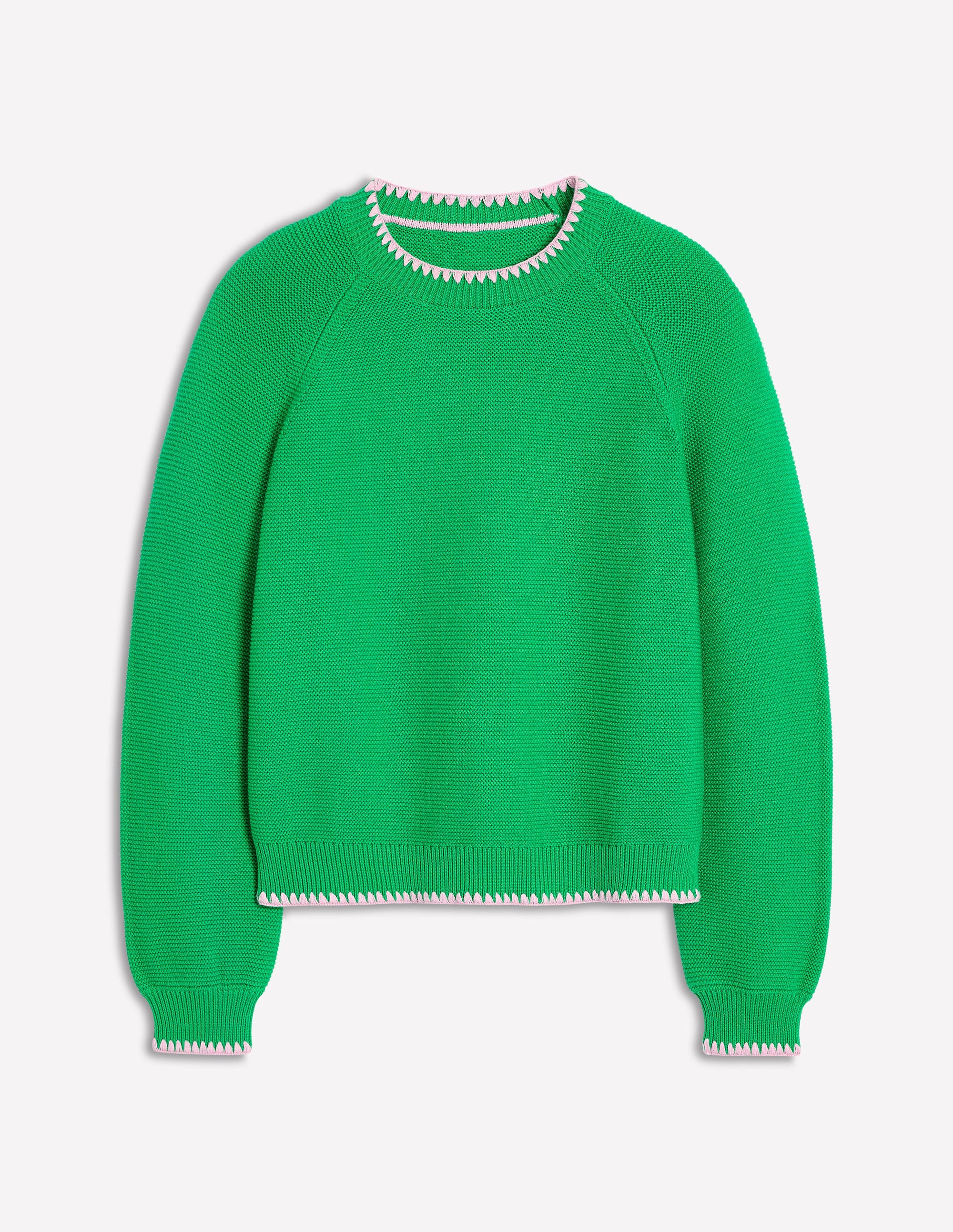  Lena Stitch Detail Sweater-Rich Emerald、mySite、ashleygrahame