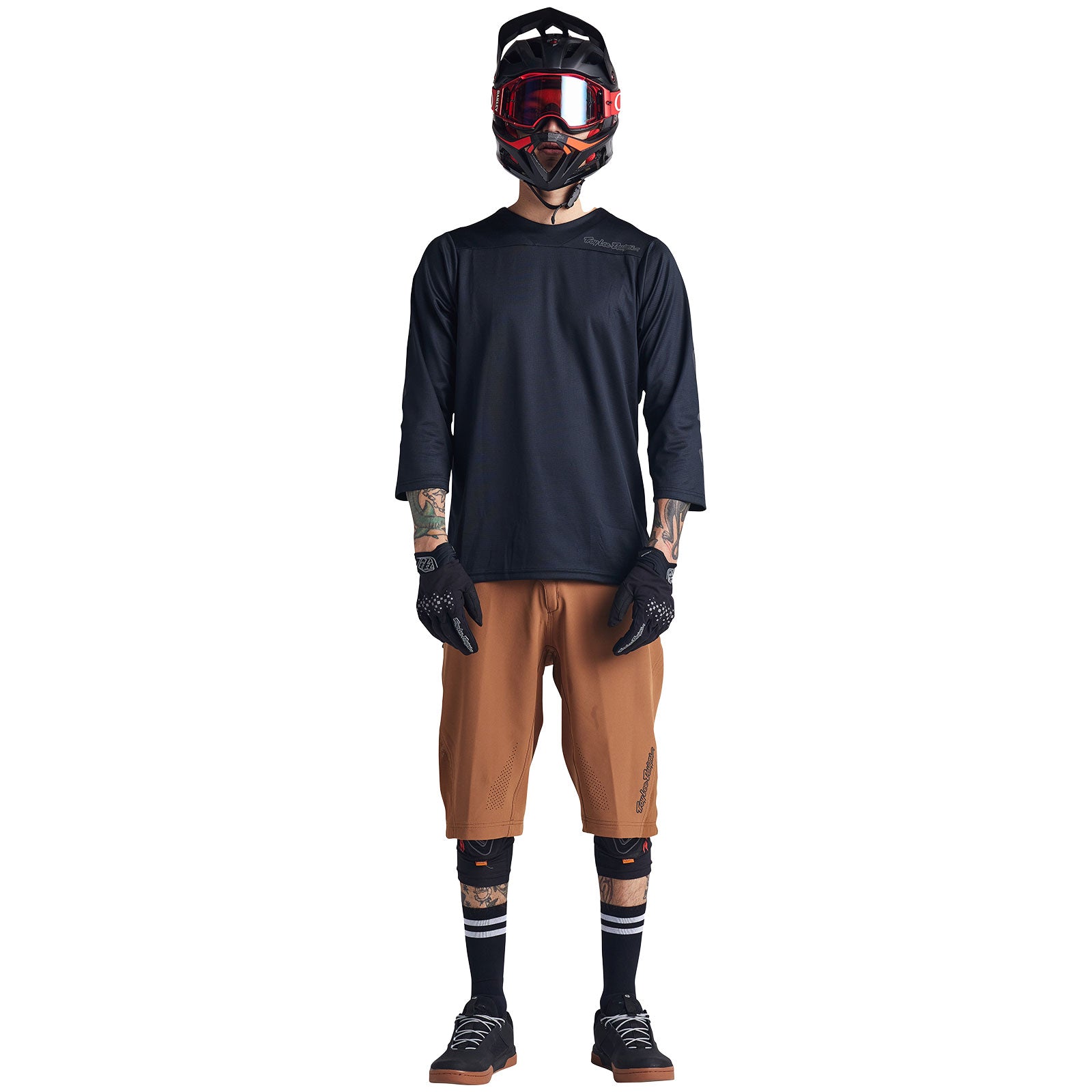 Ruckus 3/4 Jersey Solid Black、mySite、dreamappss