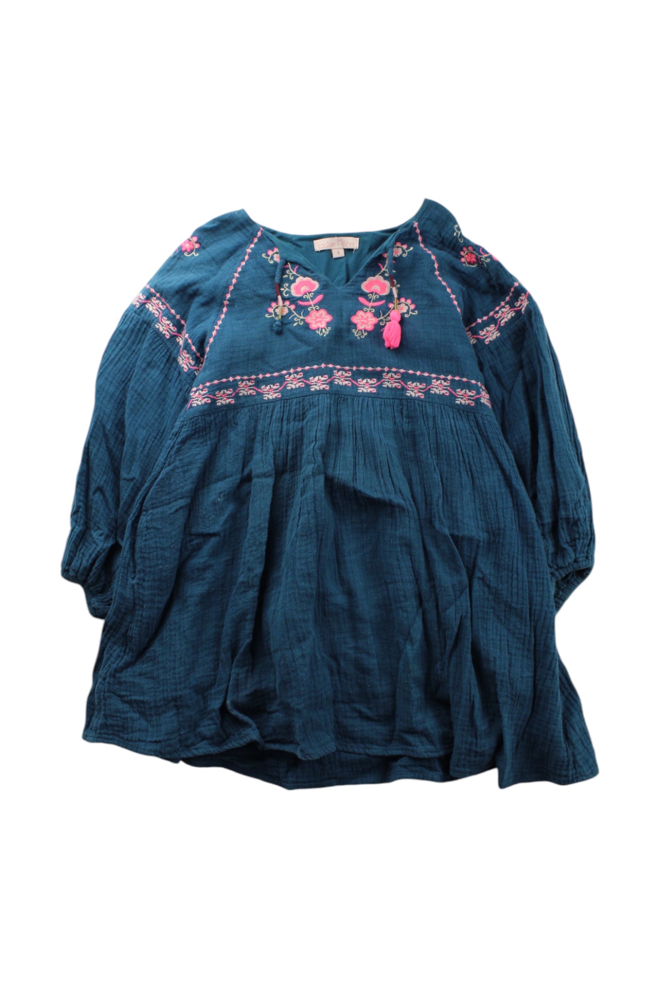 Louise Misha Embroidered Long Sleeve Dress 6T、mySite、g9winljtr