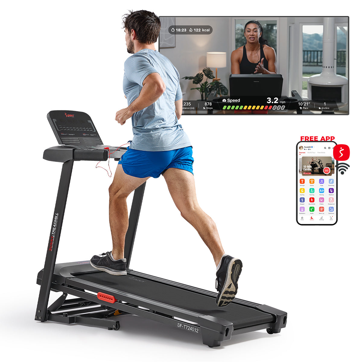  Active 400 Smart Auto Incline Wi-Fi Treadmill、mySite、ghnorth