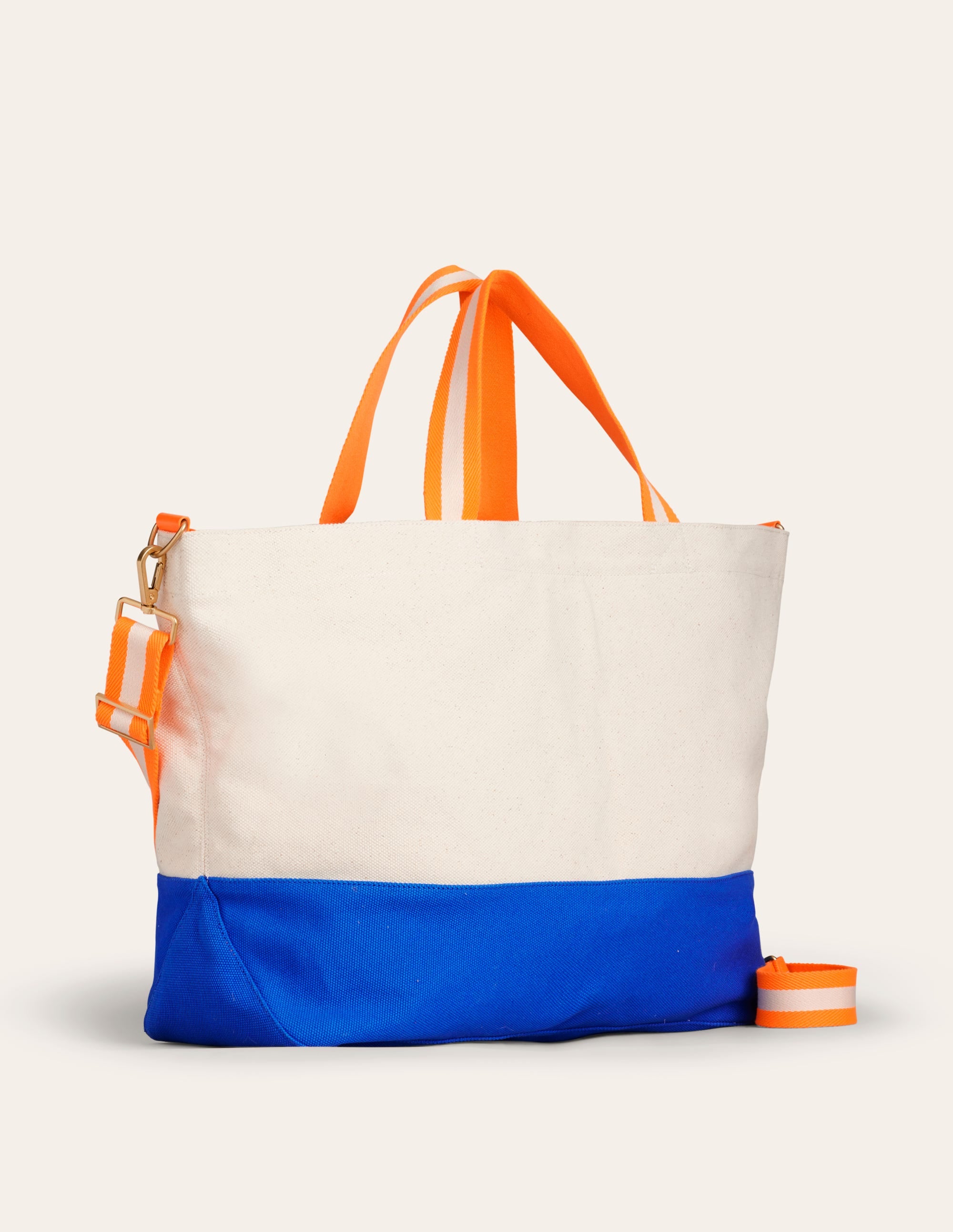  Canvas Weekender Tote Bag-Neutral/ Blue、mySite、ashleygrahame
