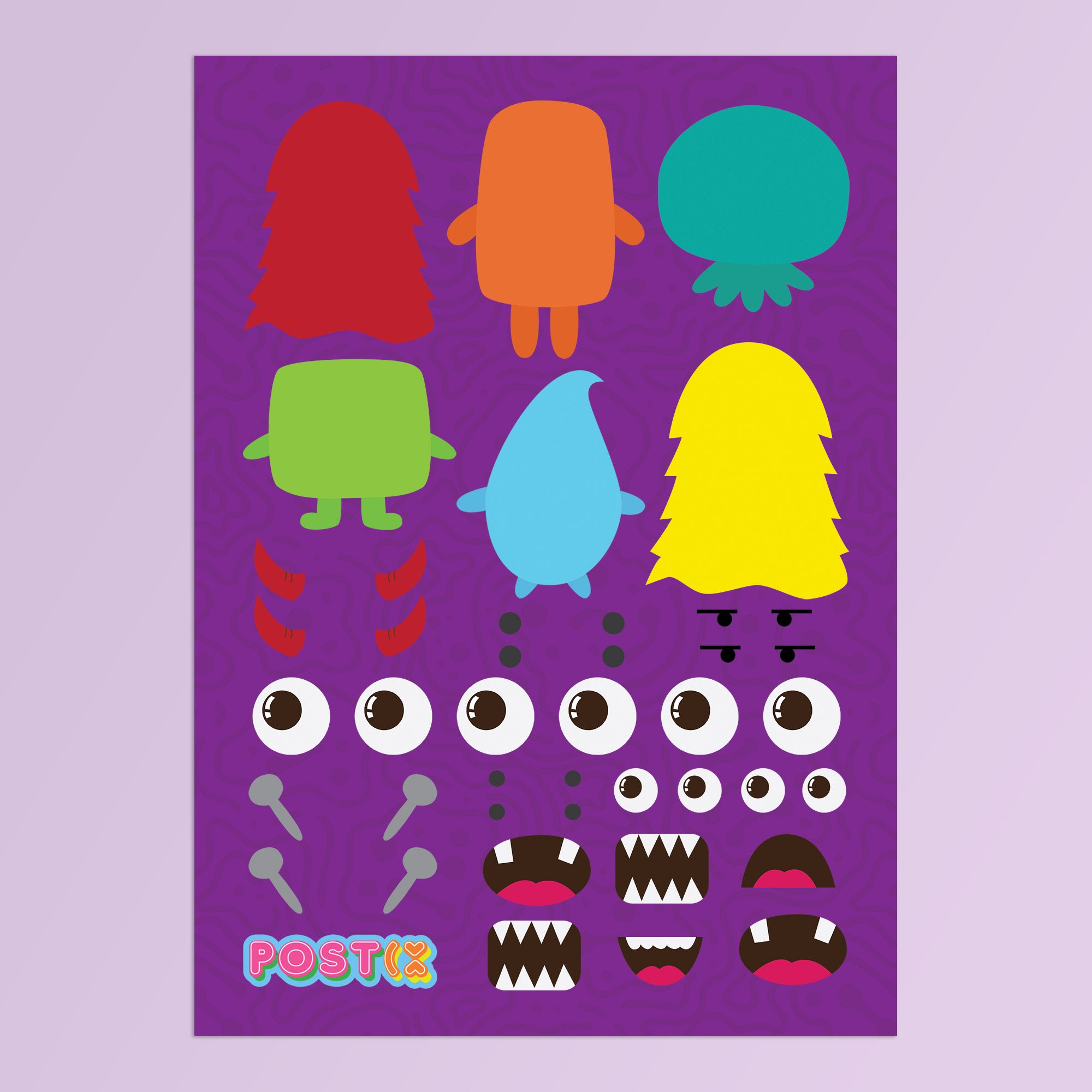  Monster Maker Sticker Sheet、mySite、ghnorth