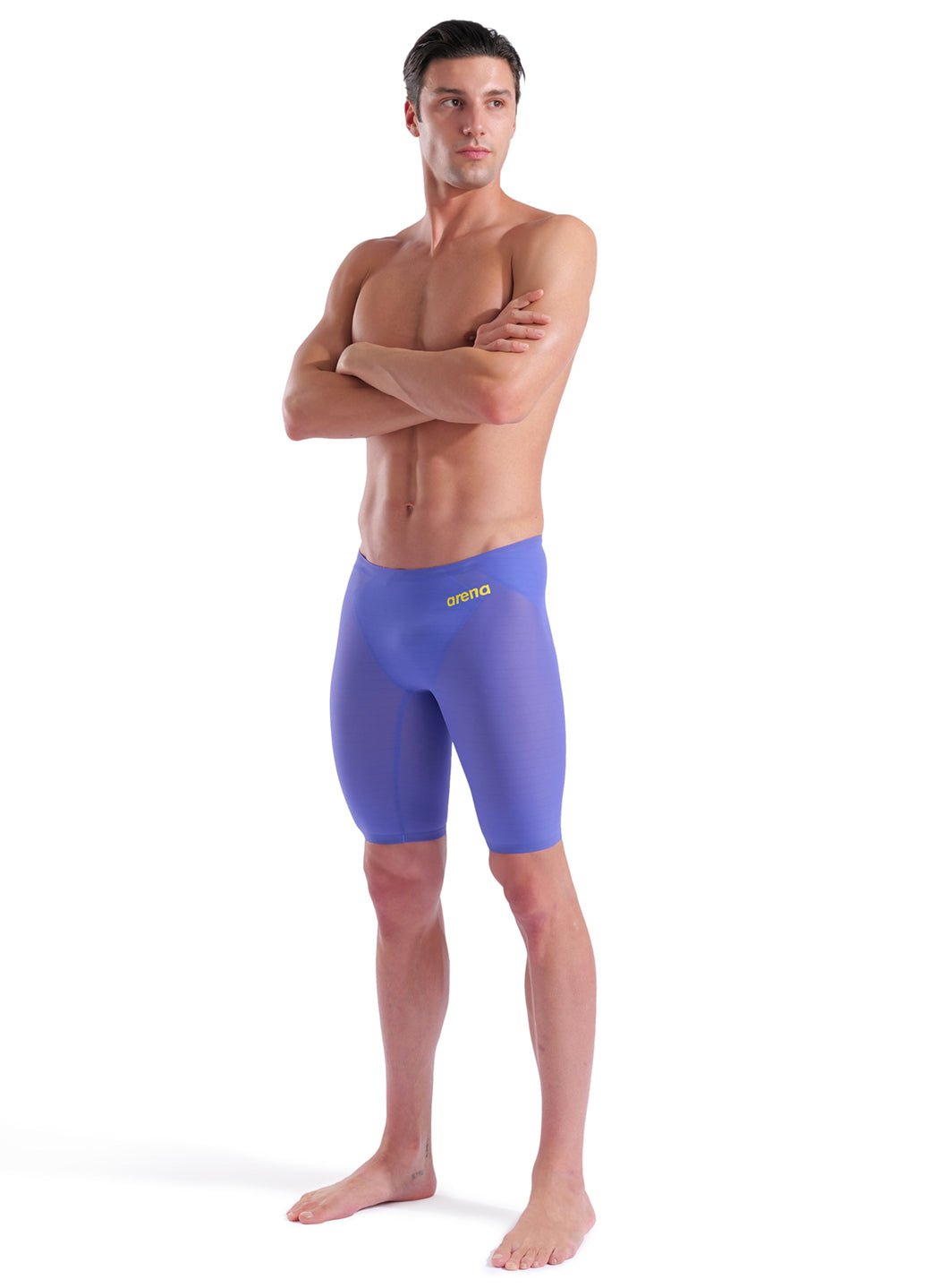 Arena Men's Powerskin Eclipse Glare Carbon Air2 SL LE Jammer Tech Suit Swimsuit、mySite、noshort