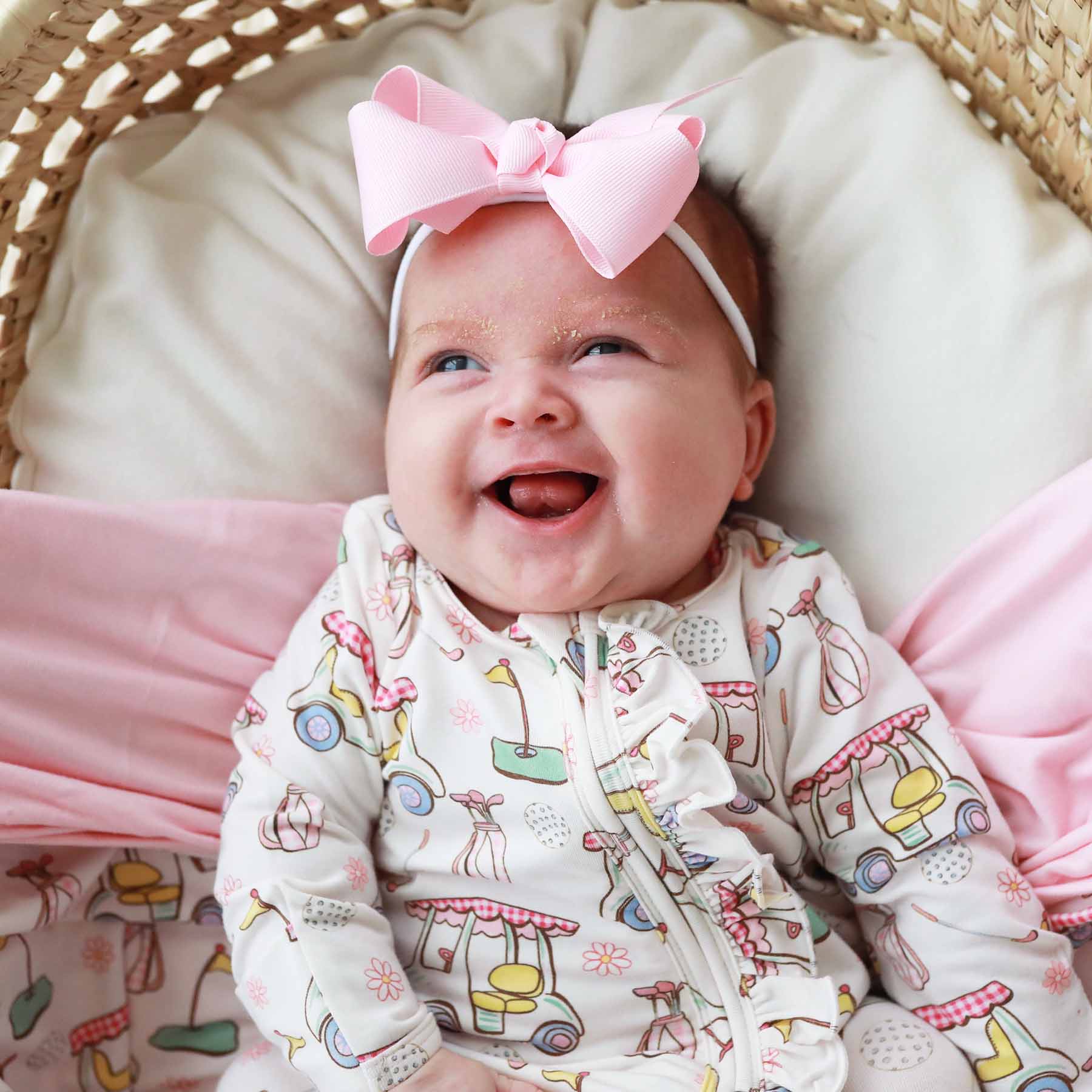  Country Club Cuties Ruffle Zipper Footie | Pink、mySite、layawaytickets