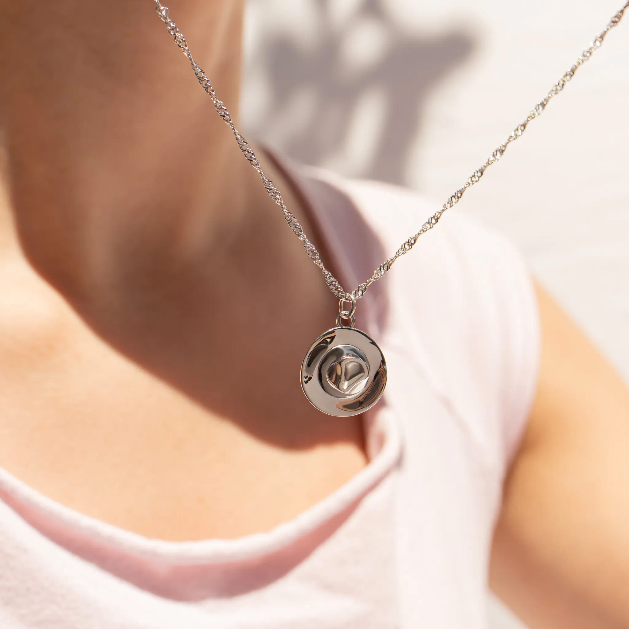 18K Gold PVD Stainless Steel Singapore Chain Necklace / CHN0095、mySite、dreamappss