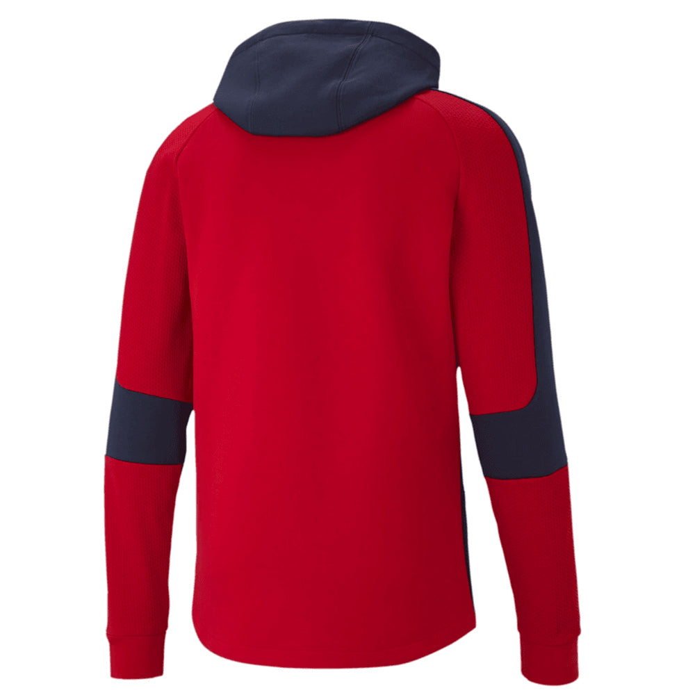 PUMA Men's Chivas de Guadalajara 2020/21 Evostripe Hoodie Red/PeaCoat、mySite、noshort
