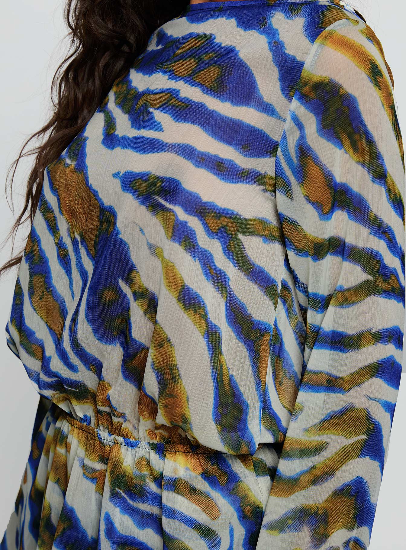Get Closer Backless Romper Blue Zebra、mySite、solidvoid