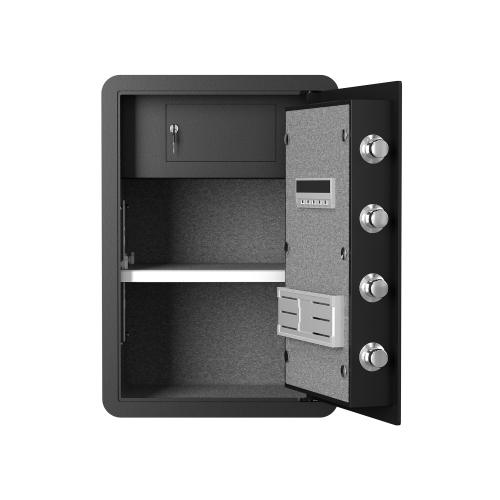High Security Large-sized Safe Box with Fireproof and Waterproof Bag, 3.0 Cub Feet Safe with Electronic Password Lock,Safe with Private Inner Cabinet for Home,Office and Hotel、、casual