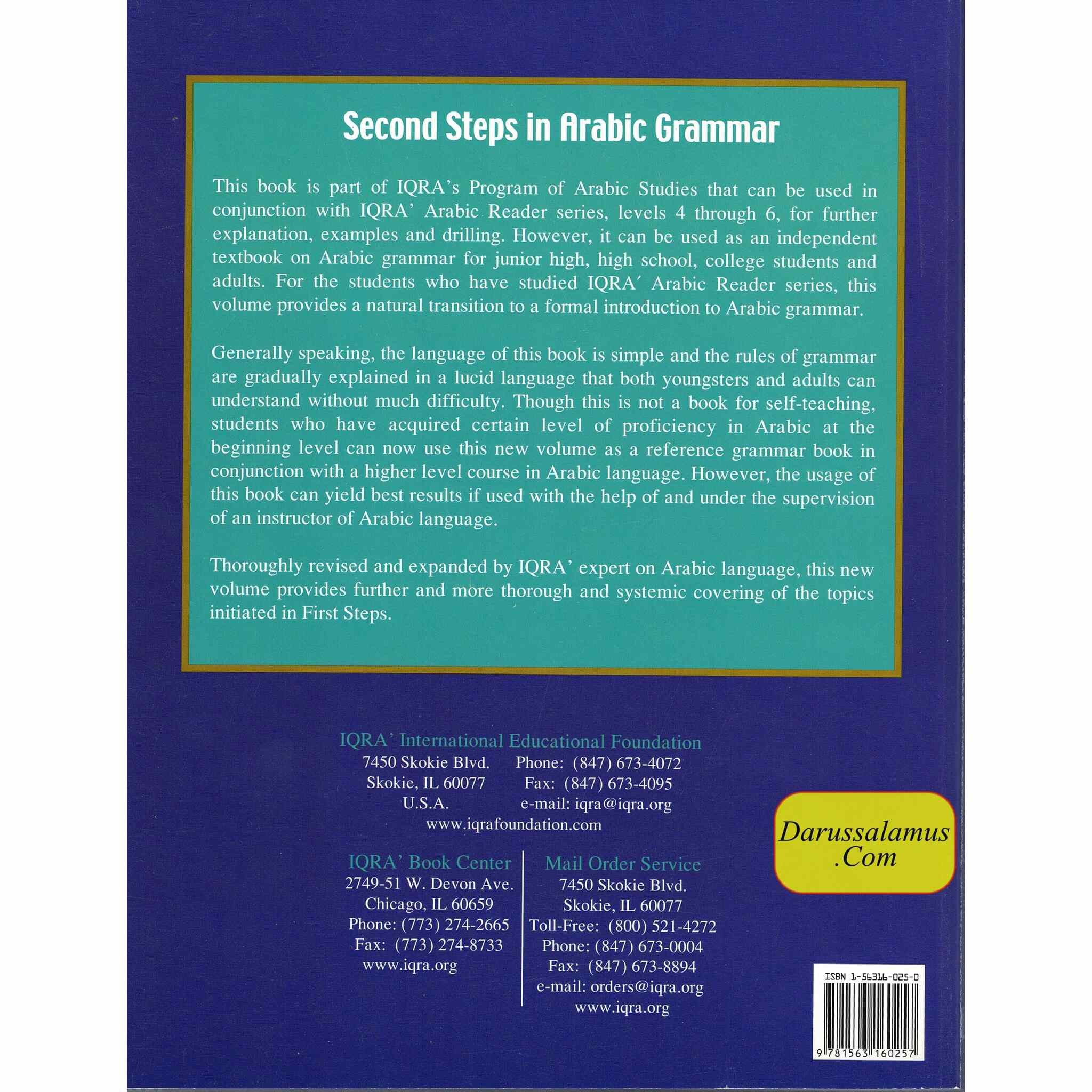 Second Steps in Arabic Grammar、mySite、topwebapps