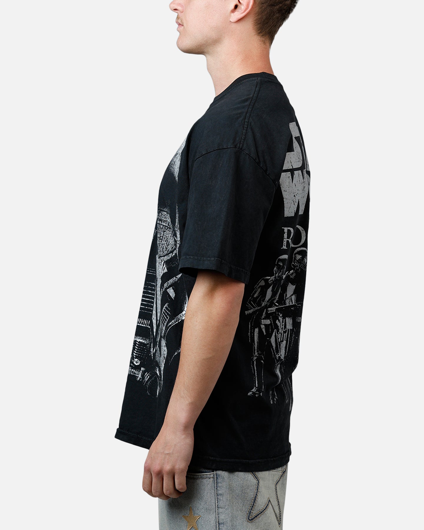 73 Studio Star Wars Death Trooper Vintage T-Shirt Black、mySite、zt4zffjzw