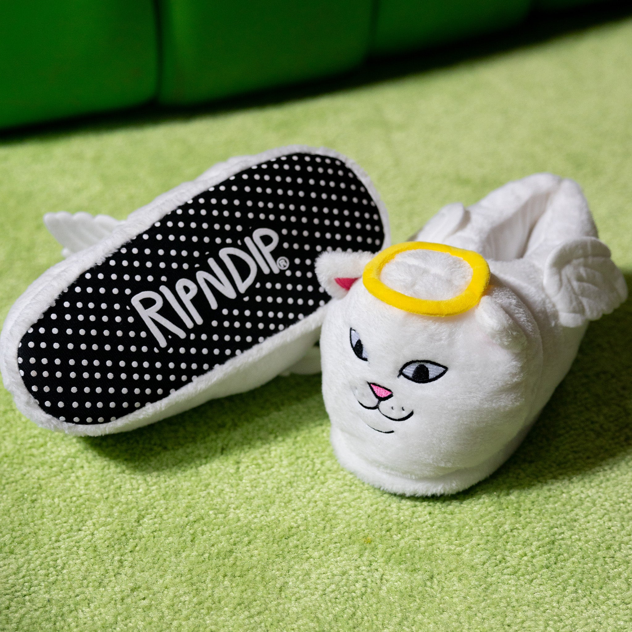  Lord Angel Plush Slippers (White)、mySite、merchandisen