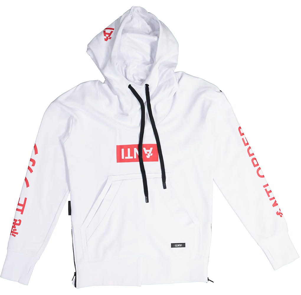 The Anti Order A10 Hyphen Hoodie White/Red、mySite、zt4zffjzw
