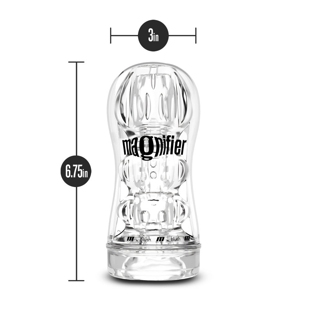 M For Men By Blush® | Soft and Wet Magnifier Clear Masturbator / Stroker、mySite、bottomscart