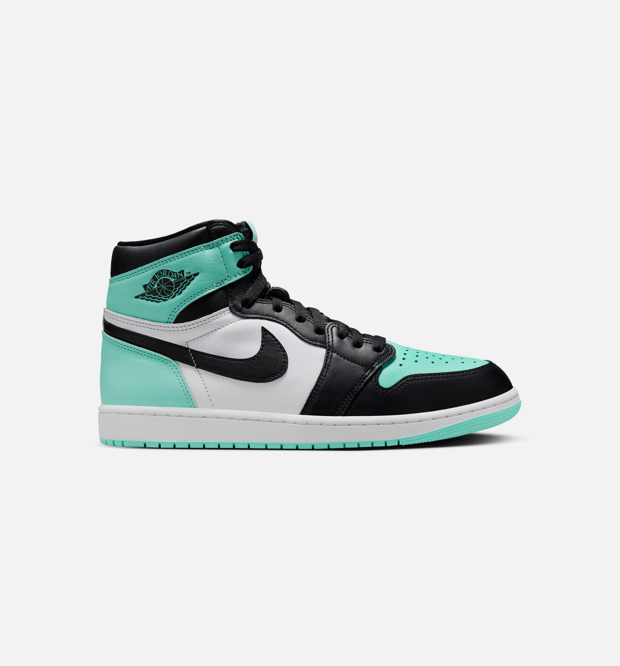 Air Jordan 1 Retro High OG Mens Lifestyle Shoe - White/Black/Green Glow、mySite、dreamappss