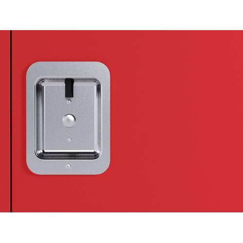 24" H Locker Storage Cabinet, Metal Locker Storage Cabinet with 1 Doors, Small Metal Locker,Lockable Storage Cabinet,for Employees,Office,Kids Locker - Assembly Required (Elegant Red)、、casual