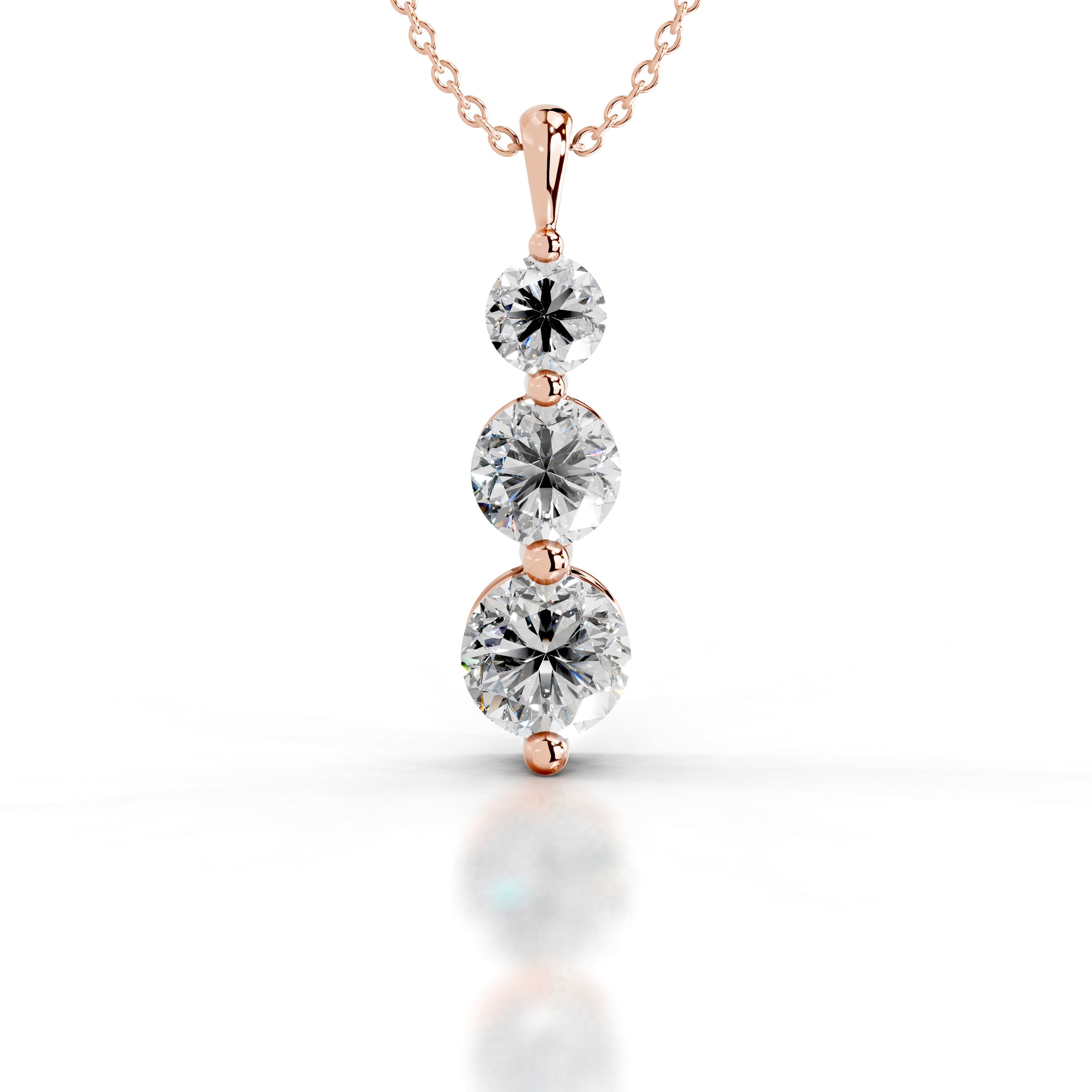 Mekell Diamond Pendant - 14K Rose Gold、mySite、hinf8tx79