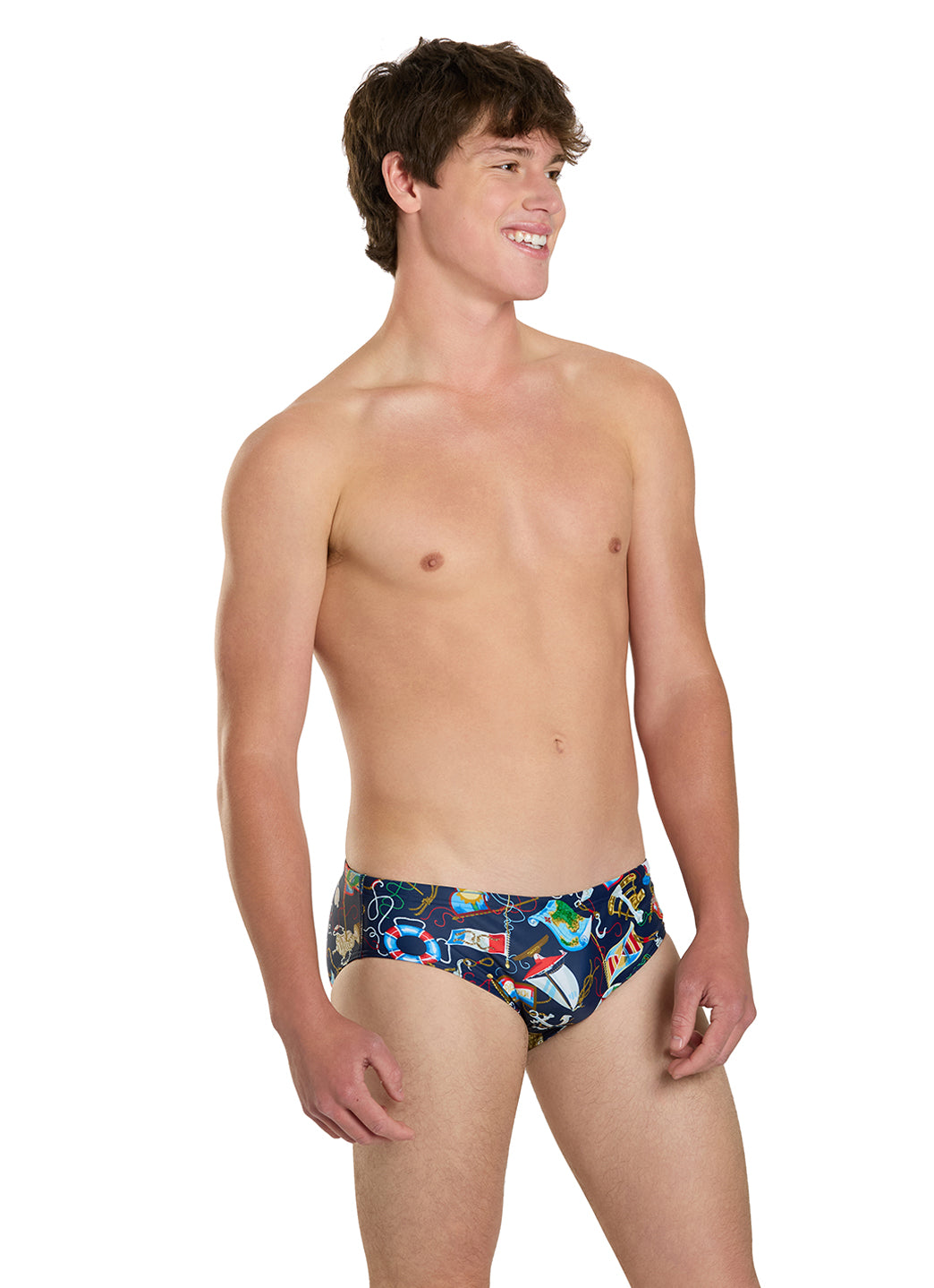 Sporti Anchors Away Brief Swimsuit (26-40)、mySite、noshort