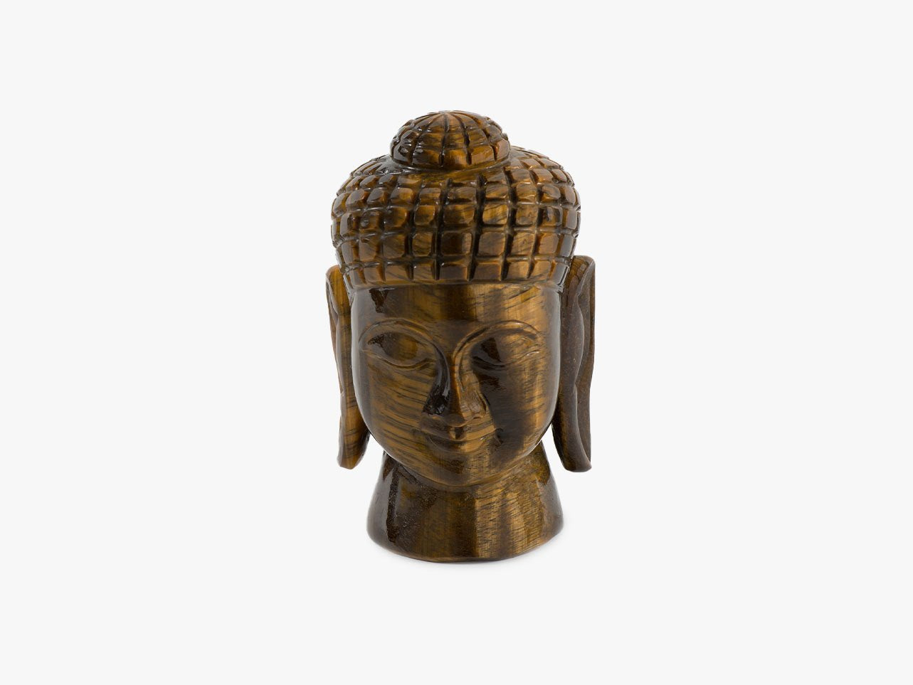 Buddha Head - Tiger's Eye (15cm )、mySite、topwebapps