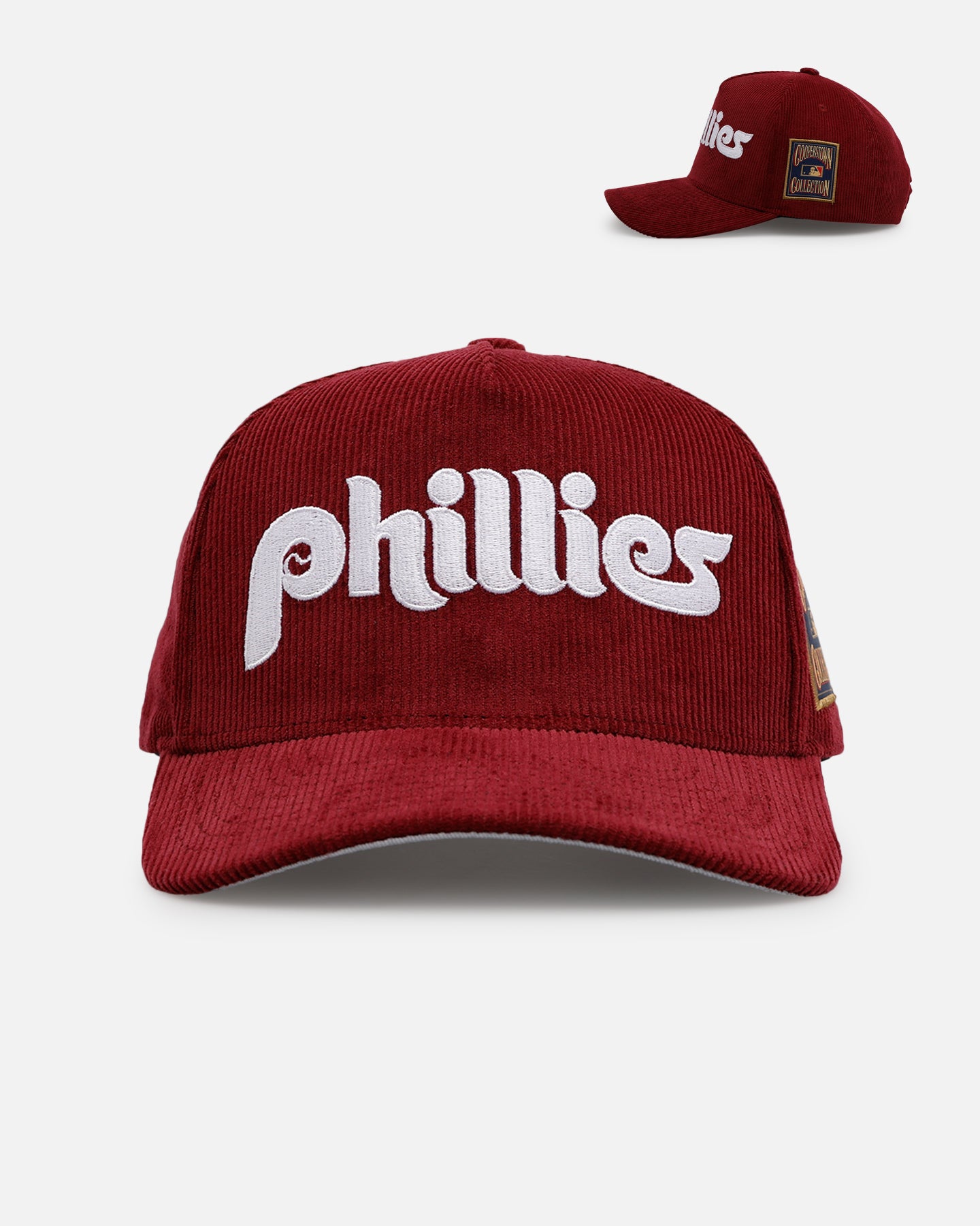 Mitchell & Ness Philadelphia Phillies 'Vintage Cord' Pro Pinch Corduroy Snapback Burgundy、mySite、zt4zffjzw
