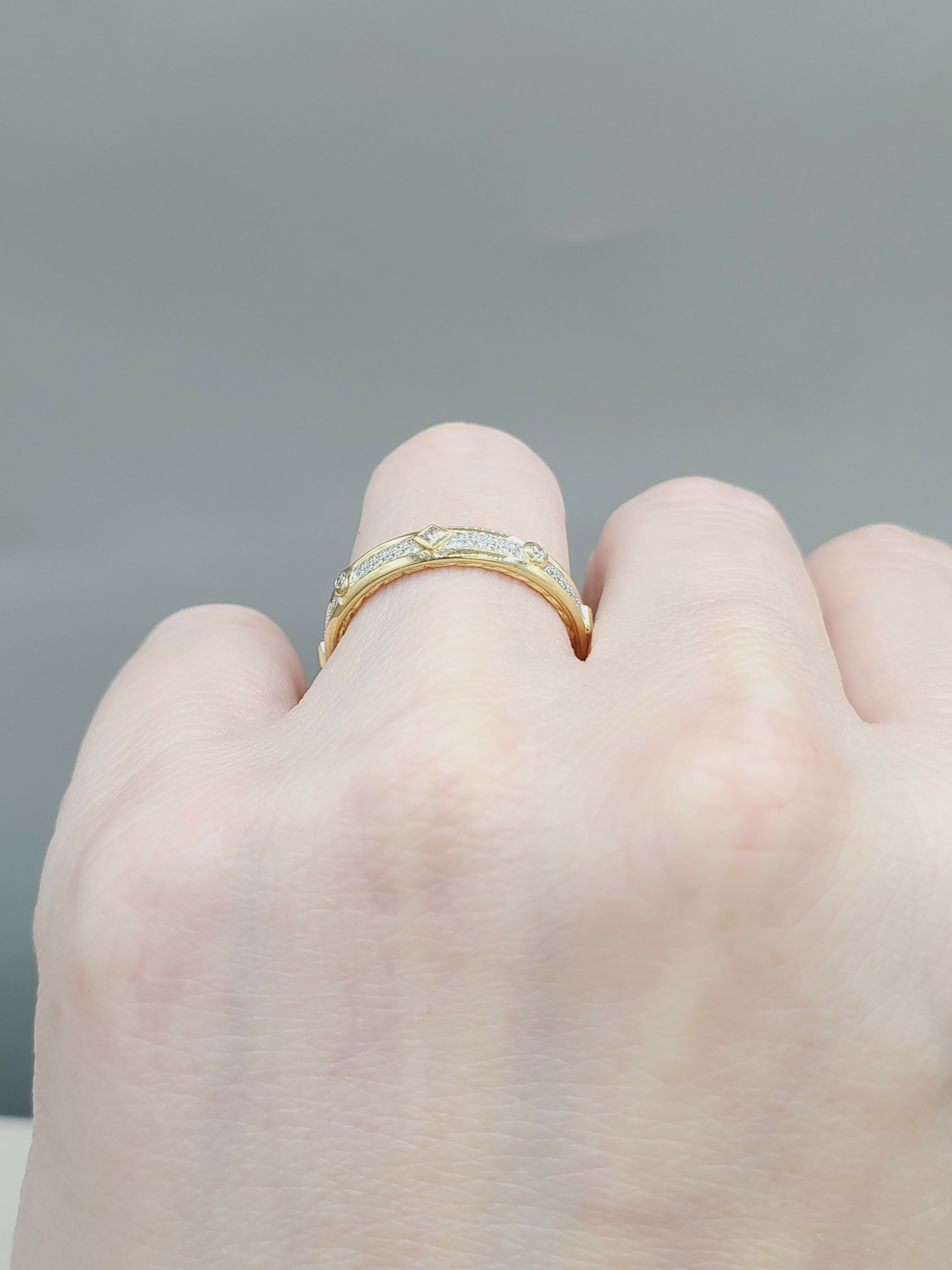 David Yurman Modern Renaissance Ring 18K Gold & Diamonds、mySite、hinf8tx79