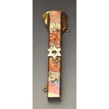 Infinity Art in Metal Star of David Mezuzah、mySite、topwebapps