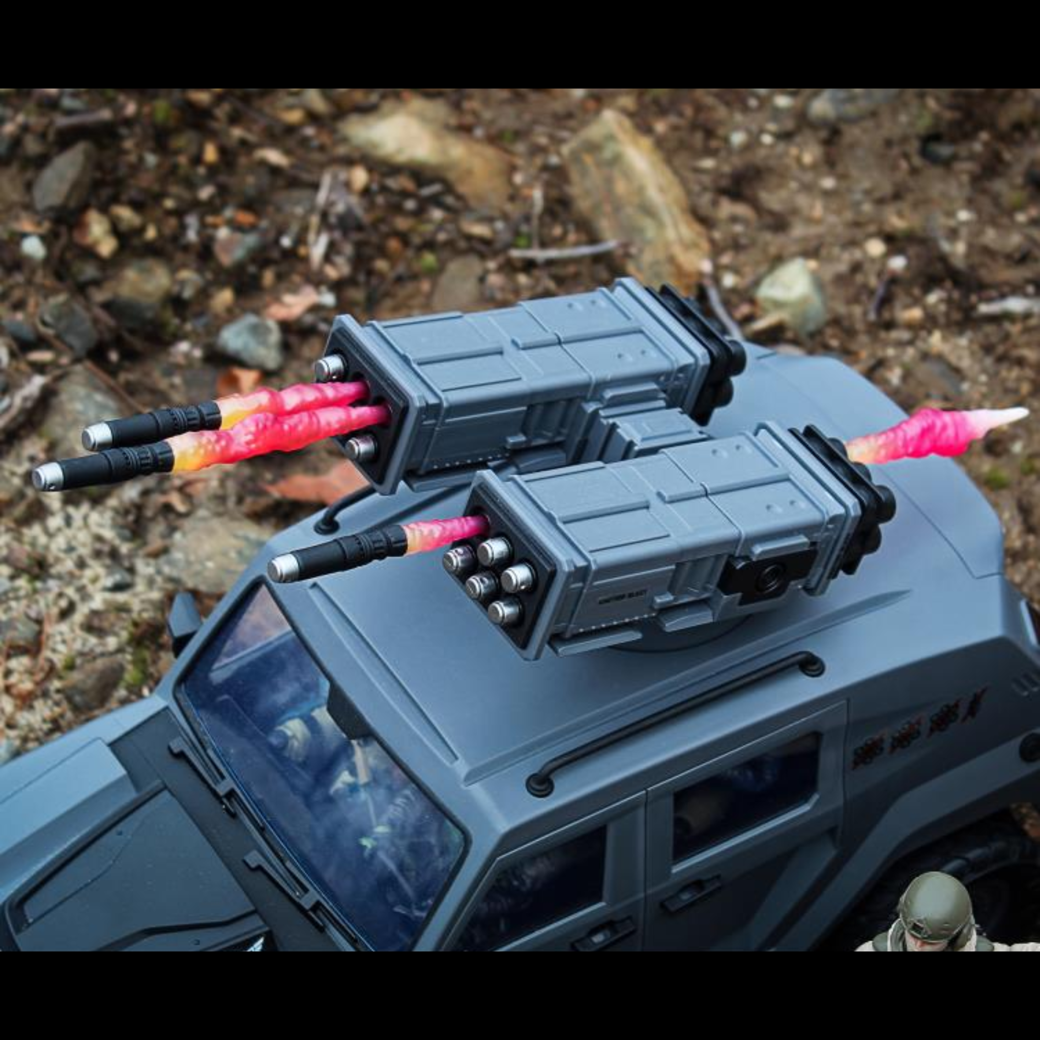 Action Force Vanguard Missle Launcher Accessory Set (Stealth Gray)、mySite、hgirdovlk