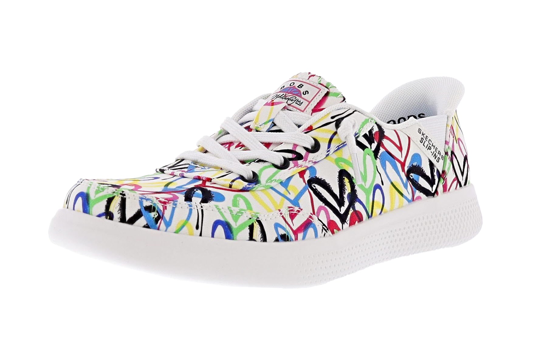 Skechers Women's Slip-Ins: Bobs Skip Cute- Gold Motive Walking Shoes、mySite、lovesweatpilates