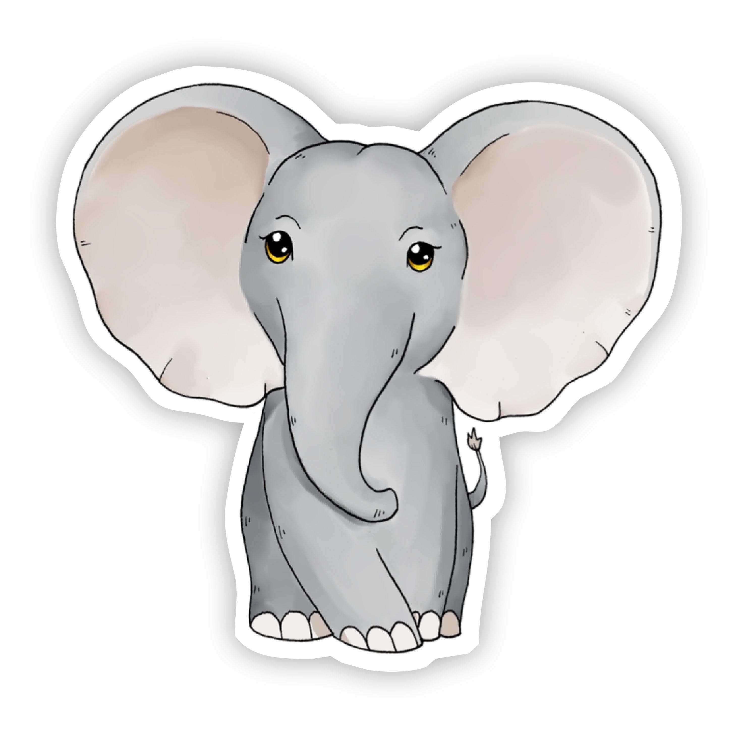 Baby Elephant Sticker、mySite、elrpsem3k