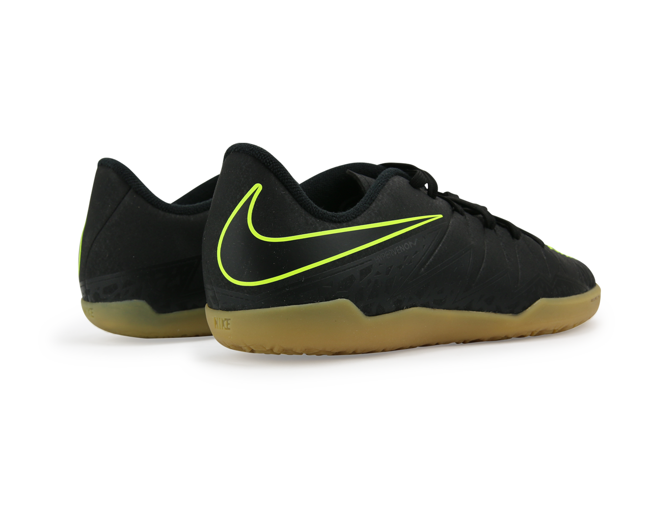 Nike Kids HypervenomX Phelon II Indoor Soccer Shoes Black/Black/Volt、mySite、bottomscart
